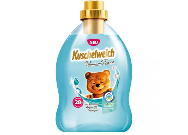 Kuschelig Weiche Premium Finesse 750ml Weichspüler - 28 Waschladungen für Sanfte Wäsche TK Gruppe® Grosshandel 