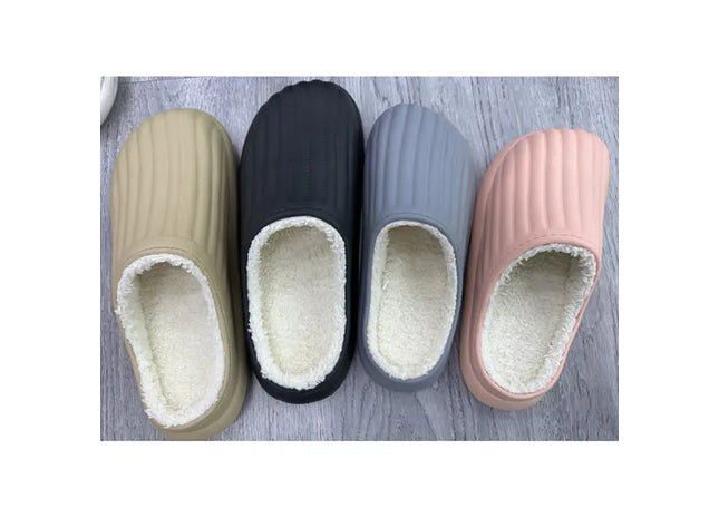 Kuschelige Damen Winter-Slipper, 3er-Set, Größen 36-41 - Gemütliches Schuhwerk TK Gruppe® Grosshandel 