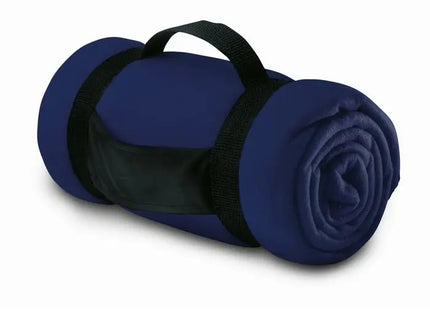 Kuschelige Fleecedecke STAVENGER - Blau - Weich, Warm und Stilvoll TK Gruppe® Grosshandel 