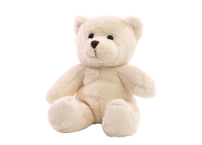 Kuscheliger MiniFeet Teddy Ben - in zartem Cremeweiß - Ein sanfter Gefährte für gemütliche Kuschelstunden TK Gruppe® Grosshandel 