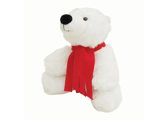 Kuscheliger Polarbär LARS - in leuchtendem Rot & Weiß - Ein eisig süßer Freund für alle Kuschelbedürfnisse TK Gruppe® Grosshandel 