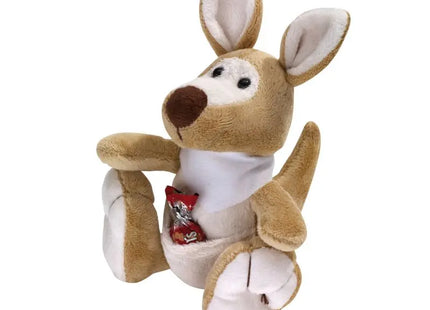Kuscheliges Beuteltier JUMPER - in erdigen Brauntönen & reinem Weiß - Ein springfroher Freund zum Liebhaben TK Gruppe® Grosshandel 