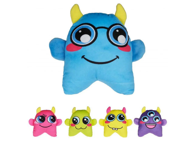 Kuscheliges Monster "Mucky" aus Plüsch, 17 cm groß TK Gruppe® Grosshandel 