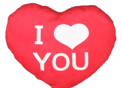 Kuscheliges Plüschherz "I love you" in Rot,  25cm TK Gruppe® Grosshandel 
