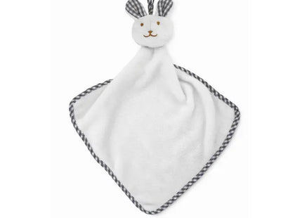 Kuscheltuch Bunny HUG ME - in reinem Weiß - Ein flauschiges Tuch für liebevolle Umarmungen TK Gruppe® Grosshandel 