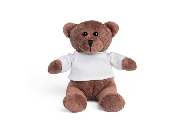 Kuschelweicher BEAR Teddybär - Plüschtier mit T-Shirt - weiß - Stofftier, Schmusetier TK Gruppe® Grosshandel 