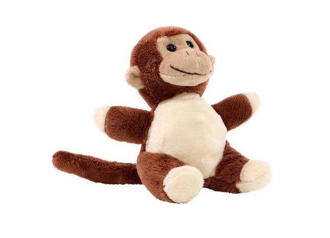 Kuschelweicher MiniFeet Affe Erik - braun - Stoffaffe, Schmusetier, Plüschtier TK Gruppe® Grosshandel 