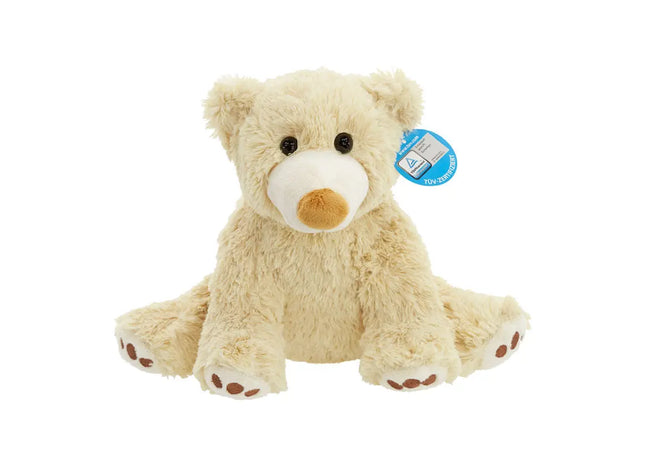 Kuschelweicher MiniFeet Bär Ralle klein - hellbraun - Stoffbär, Schmusetier, Plüschtier TK Gruppe® Grosshandel 