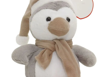 Kuschelweicher Plüsch-Pinguin PIPITO - grau - Stoffpinguin, Schmusetier, Plüschtier TK Gruppe® Grosshandel 
