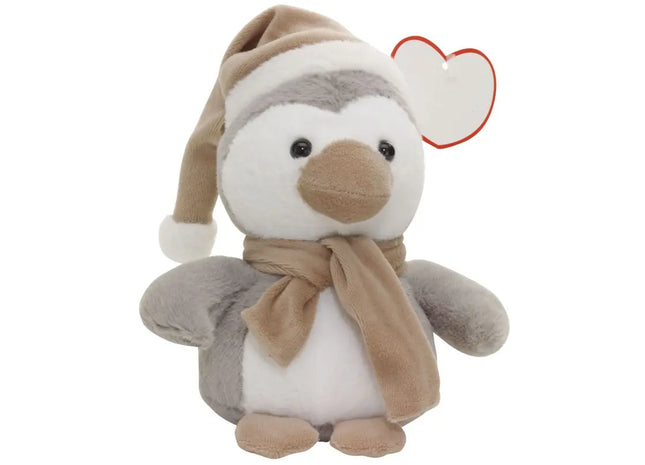 Kuschelweicher Plüsch-Pinguin PIPITO - grau - Stoffpinguin, Schmusetier, Plüschtier TK Gruppe® Grosshandel 