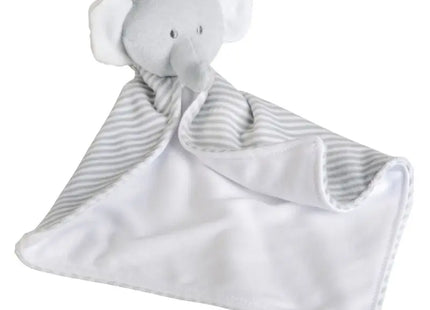 Kuschelweicher Schnuffel-Elefant DOMI - grau-weiß - Stoffelefant, Schmusetier, Plüschtier TK Gruppe® Grosshandel 