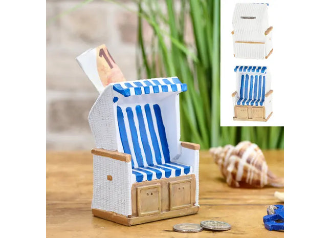 Küstenstuhl Sparbüchse: Origineller Münzsammler in Strandkorb-Optik TK Gruppe® Grosshandel 