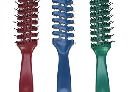 Kusto Skelett-Haarbürste, Bunt Sortiert, 20cm - Vielseitig für alle Haartypen TK Gruppe® Grosshandel 