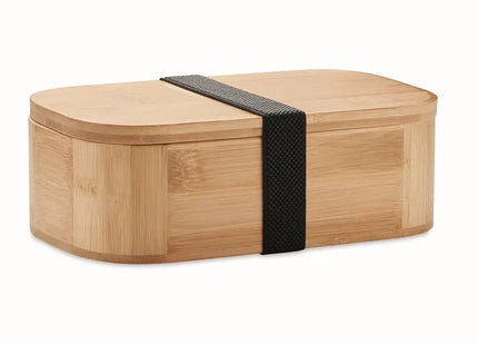 LADEN LARGE Bamboo Lunchbox 1000ml - Wood Finish, Eco-Friendly, Spacious Food Container TK Gruppe® Grosshandel 