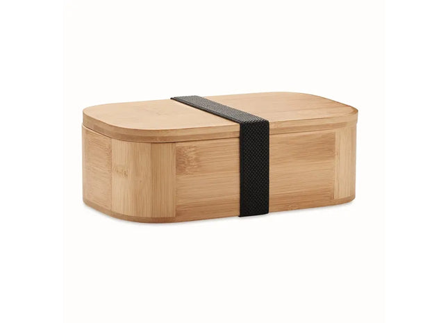 LADEN LARGE Bamboo Lunchbox 1000ml - Wood Finish, Eco-Friendly, Spacious Food Container TK Gruppe® Grosshandel 