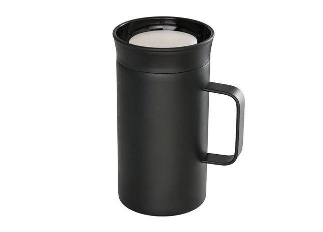 LAHTI Thermobecher – eleganter schwarzer Isolierbecher für unterwegs TK Gruppe® Grosshandel 