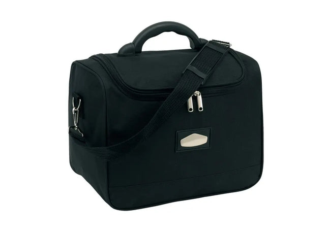 LASER PLUS Designer-Kosmetiktasche - Schwarz, Stilvoll & Modern TK Gruppe® Grosshandel 