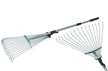 LAUBBESEN VERSTELLBAR : Vielseitiger Verstellbarer Laubbesen: Flexibler Laubrechen für Gartenarbeit & Rasenpflege | Ausziehbarer Laubrechen, Anpassbarer Gartenbesen, Verstellbarer Rasenbesen TK Gruppe® Grosshandel 