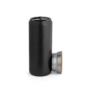 LAVINE 600 Thermoflasche aus Edelstahl, 600ml - Tiefschwarz & Dauerhaft TK Gruppe® Grosshandel 