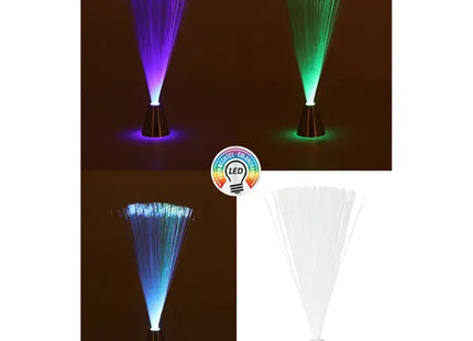 LED-Fiberglas-Leuchte - Attraktives Deko-Licht, ca. 20cm Höhe, Energiesparende Lampe TK Gruppe® Grosshandel 