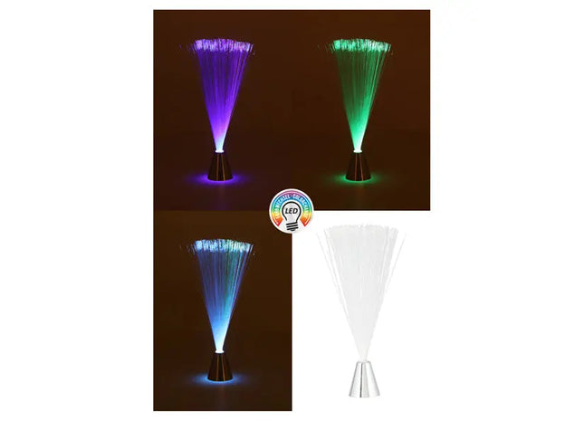LED-Fiberglas-Leuchte - Attraktives Deko-Licht, ca. 20cm Höhe, Energiesparende Lampe TK Gruppe® Grosshandel 