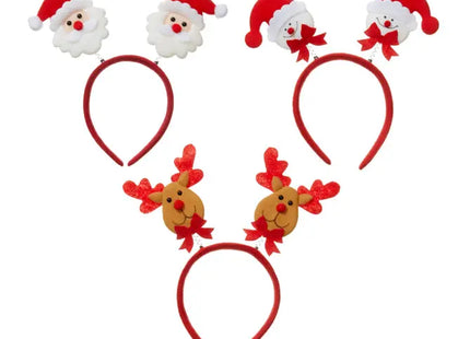 LED Haarreif X-Mas, Festlich Leuchtend, 3-fach Sortierte Designs TK Gruppe® Grosshandel 