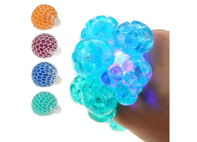 LED-Knautschball - Quetschball Funky-Flitschi 120gr.  6 cm TK Gruppe® Grosshandel 