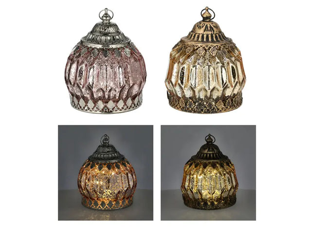 LED-Laternen-Deko, Ø 15cm, Doppelpack – Stimmungsvolle Beleuchtung TK Gruppe® Grosshandel 