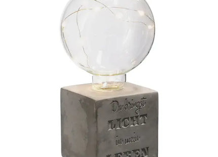 LED Leuchte mit Spruch, Ca. 20cm Hoch – Stilvolle Beleuchtung TK Gruppe® Grosshandel 