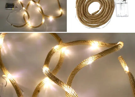 LED Lichterkette Seil, 20 LEDs, Länge Ca. 200cm – Flexibel und Dekorativ TK Gruppe® Grosshandel 