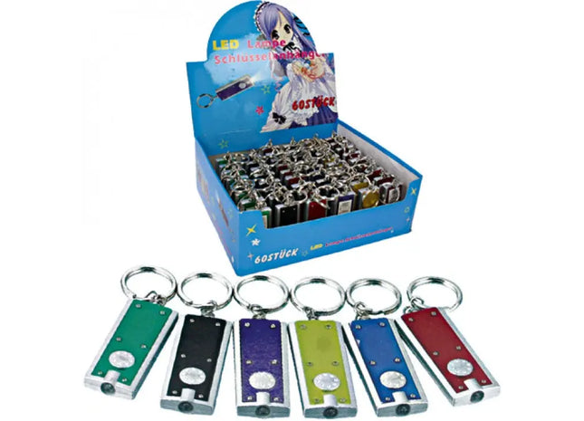 LED-Schlüsselanhängerleuchte, 6cm, in verschiedenen Farben - Kompakt & Hell TK Gruppe® Grosshandel 