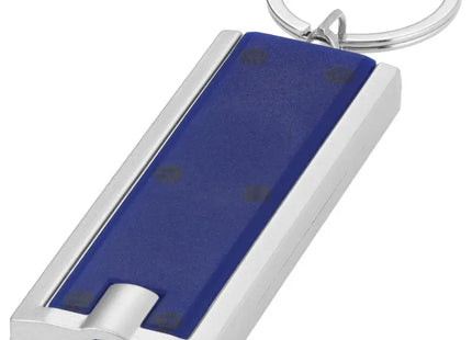 LED-Schlüssellicht Castor - Blau-Silber - Praktisches und stilvolles Beleuchtungszubehör TK Gruppe® Grosshandel 