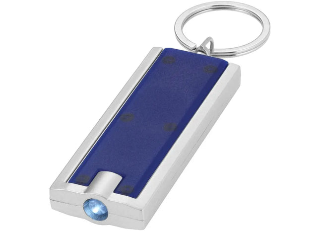 LED-Schlüssellicht Castor - Blau-Silber - Praktisches und stilvolles Beleuchtungszubehör TK Gruppe® Grosshandel 