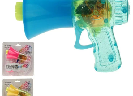 LED-Seifenblasenpistole in Megaphon-Form TK Gruppe® Grosshandel 