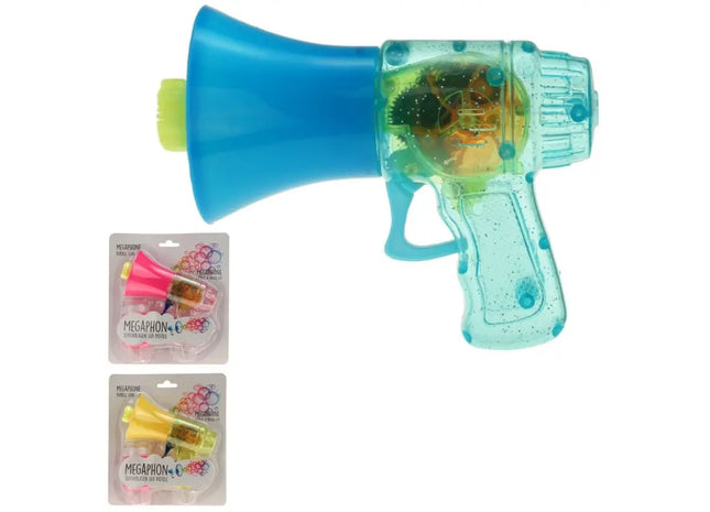 LED-Seifenblasenpistole in Megaphon-Form TK Gruppe® Grosshandel 
