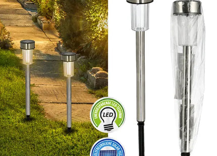 LED Solarleuchten Gartenstecker, Dekorative Außenbeleuchtung, 36x4,5cm TK Gruppe® Grosshandel 