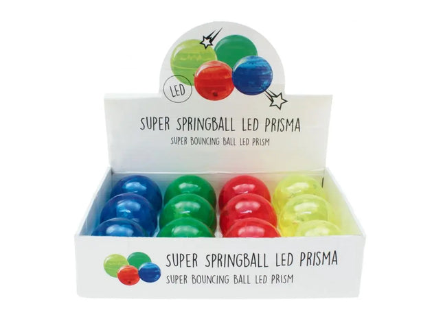 LED Super-Springball in Prisma-Optik TK Gruppe® Grosshandel 