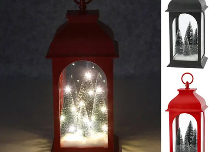 LED-Tannen-Laternen-Set, 30 cm hoch, Doppelpack - Festliche Beleuchtung TK Gruppe® Grosshandel 