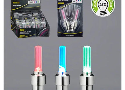 LED Ventillichter für Fahrräder - 2er Set, 3 Leuchtmodi, Sicherheit & Stil TK Gruppe® Grosshandel 