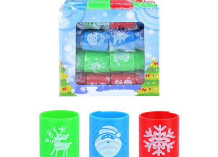 LED Weihnachtsfeuerzeug 3,5cm, Bunte Deko-Glühbirnen, 6er Set TK Gruppe® Grosshandel 