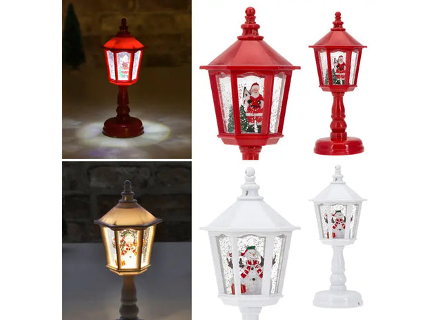 LED Weihnachtslaternen-Set, 21cm Höhe, 2er-Pack - Stimmungsvolle Festtagsbeleuchtung TK Gruppe® Grosshandel 