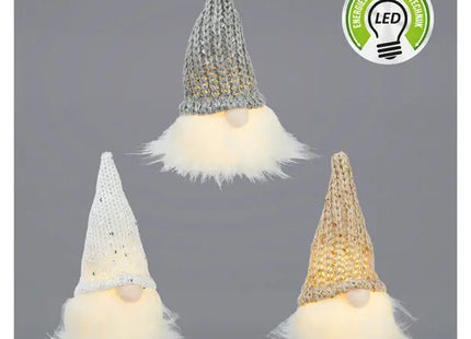 LED Zwerg, Seil, 3 Stück pro Set, klein, ca. 15 cmH TK Gruppe® Grosshandel 