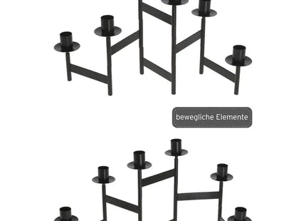 LED-beleuchtetes Winterdorf auf Sockel, 57 cm Breite, Festliche Deko TK Gruppe® Grosshandel 