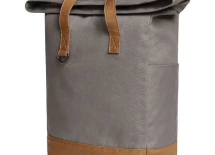 LIFE Notebook-Rucksack - Stilvoll & Vielseitig - Grau-Braun TK Gruppe® Grosshandel 