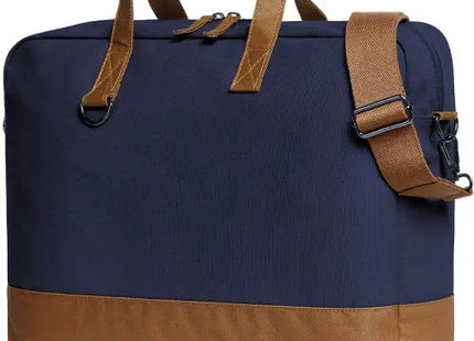 LIFE Notebook-Tasche - Elegant & Funktional - Marine-Braun TK Gruppe® Grosshandel 
