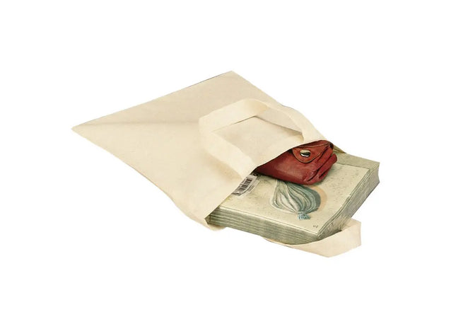 LITTLE Beige Baumwolltasche, Kompakt & Vielseitig für den Alltag TK Gruppe® Grosshandel 