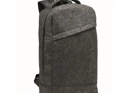 LLANA 13 RPET-Filz Laptop-Rucksack – Elegant, Dunkelgrau TK Gruppe® Grosshandel 