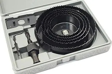 LOCHSAGE: Hochwertiger Lochsägen-Satz - Effizientes Schneidwerkzeug für Holz, Kunststoff und Metall TK Gruppe® Grosshandel 