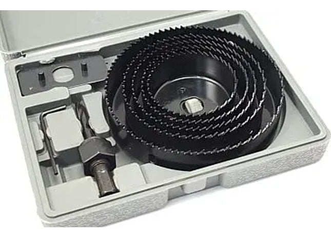 LOCHSAGE: Hochwertiger Lochsägen-Satz - Effizientes Schneidwerkzeug für Holz, Kunststoff und Metall TK Gruppe® Grosshandel 