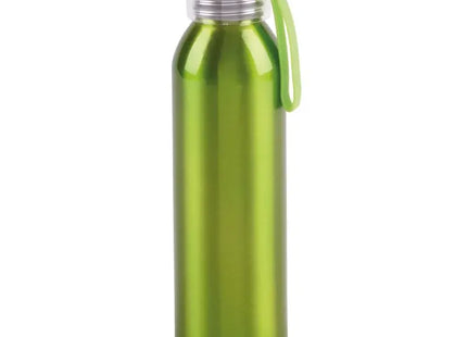 LOOPED Apfelgrüne Aluminium Trinkflasche 650ml - Leicht & Langlebig TK Gruppe® Grosshandel 